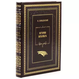 Книга в кожаном переплете Н. Ляпидевский "История нотариата"